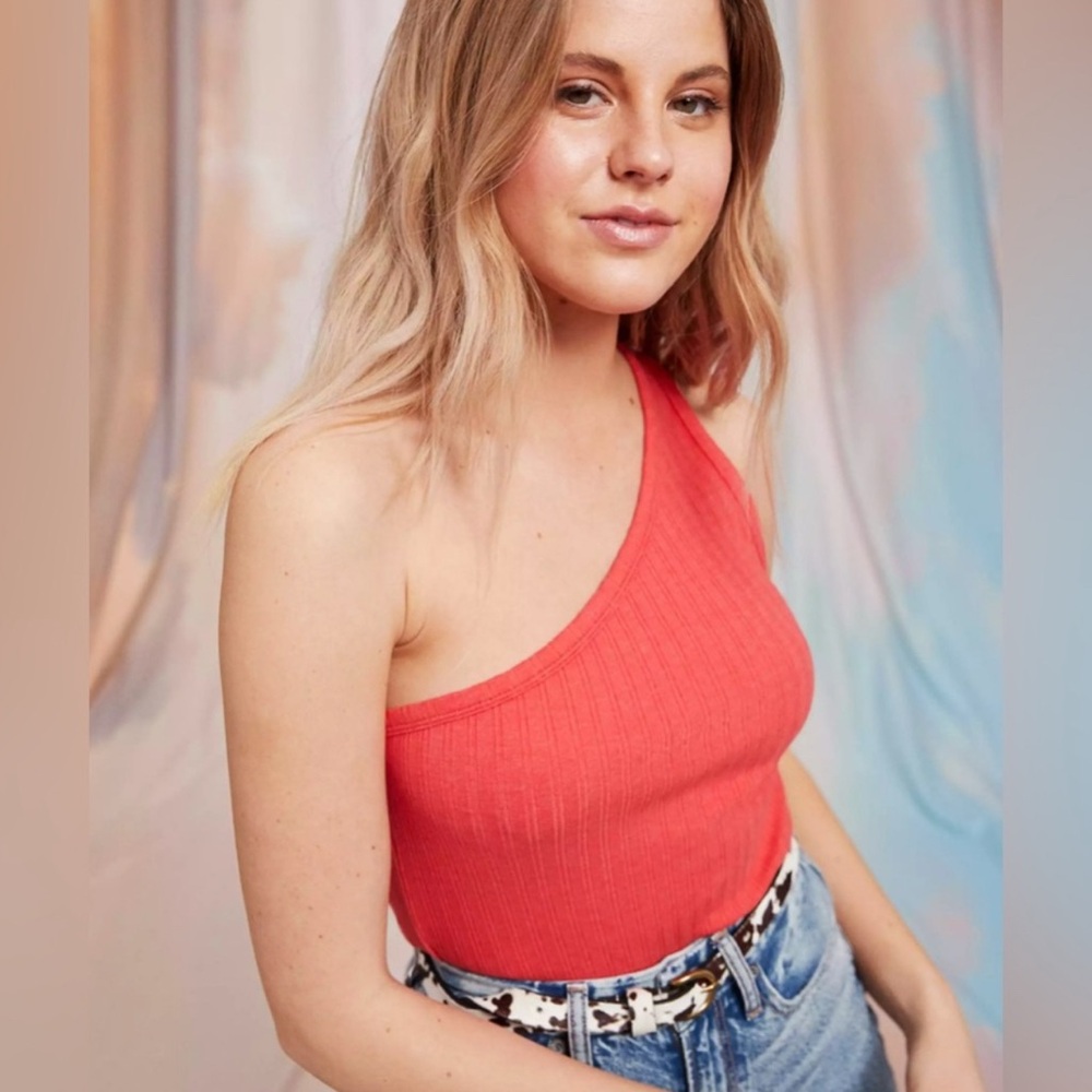 American Eagle One Shoulder Tank Top